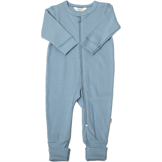 Joha Cotton Blue Jumpsuit w. Foot