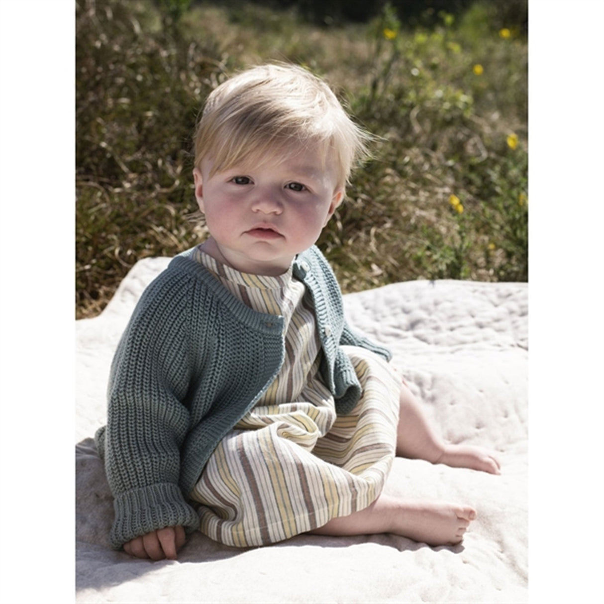 Serendipity Misty Stripes Baby Flair Dress