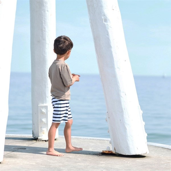 Petit Crabe Taupe Milou Vita Swim Shirt