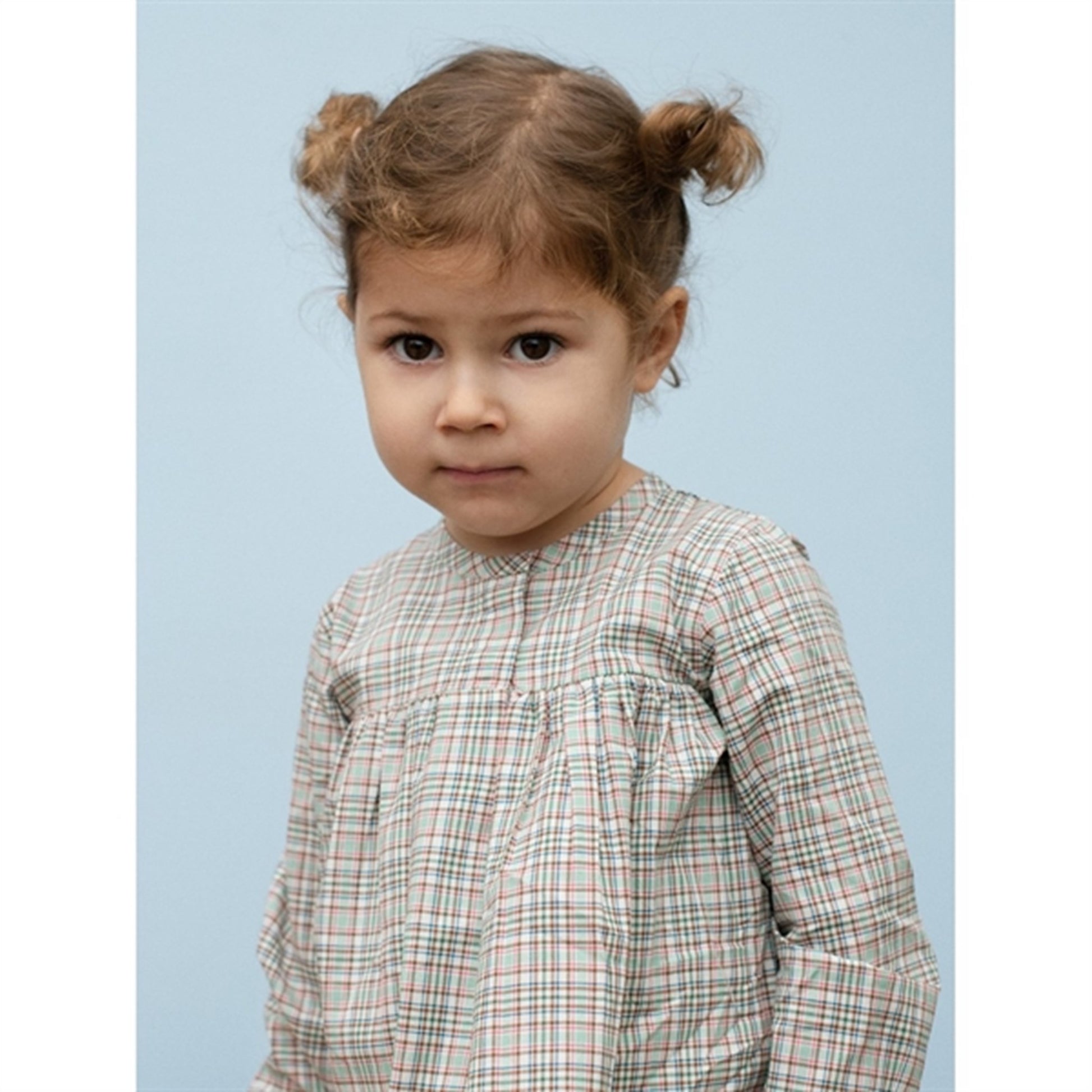 Serendipity Mintchecks Baby Dress