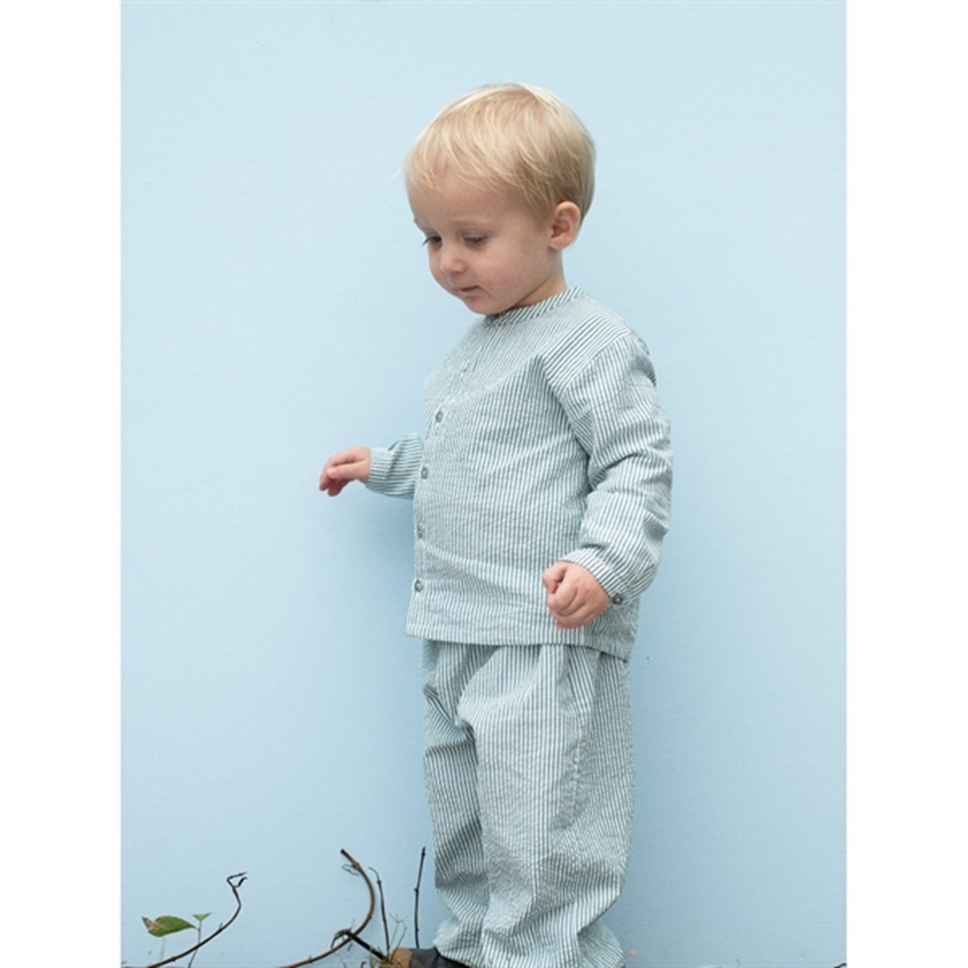 Serendipity Sapphirestripe Baby Shirt