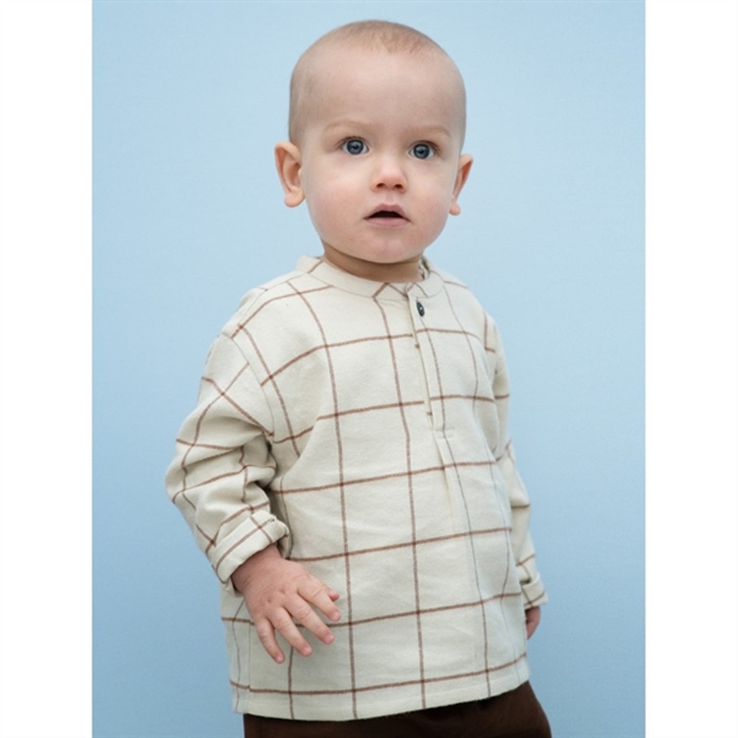 Serendipity Chocolatechecks Baby Brushed Shirt