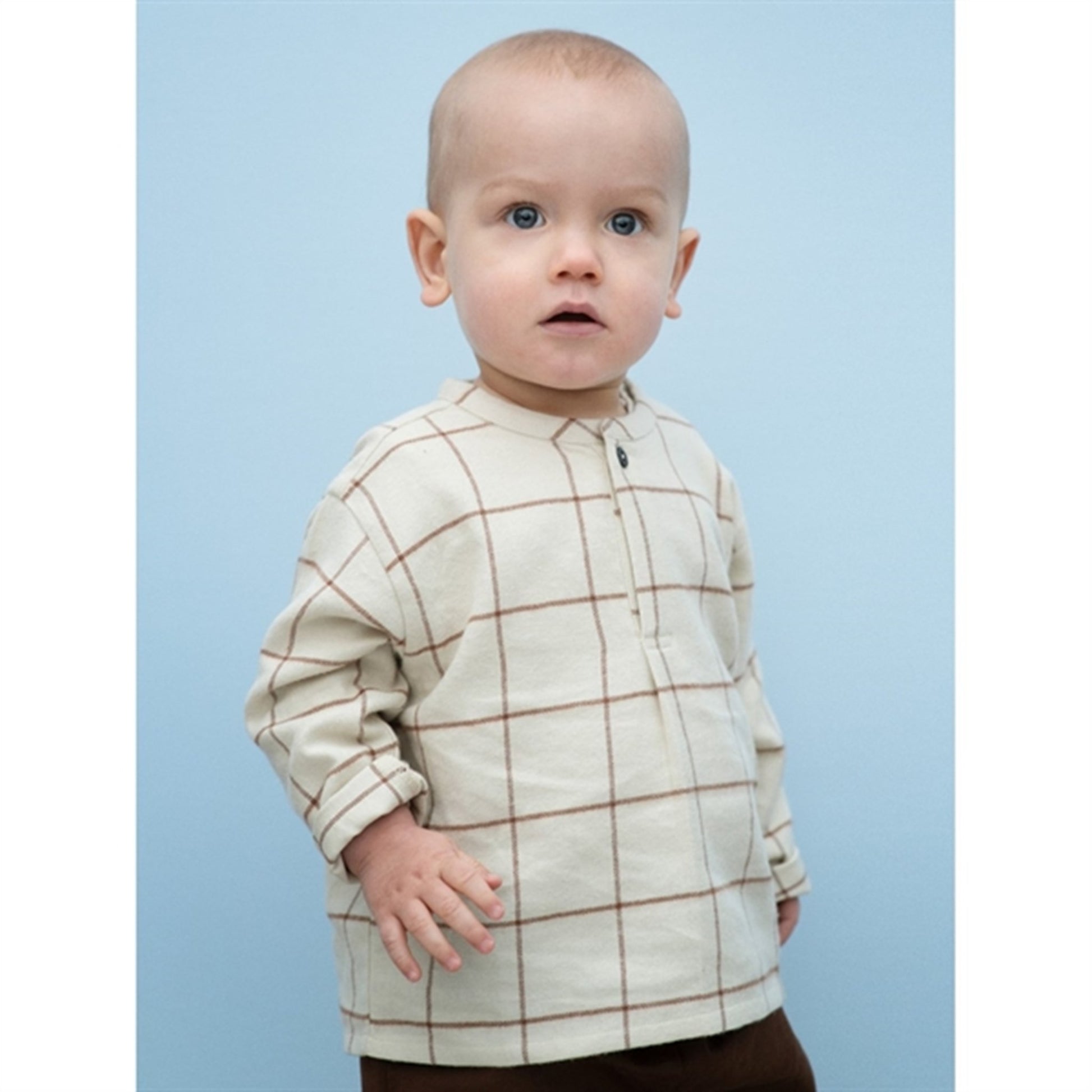 Serendipity Chocolatechecks Baby Brushed Shirt