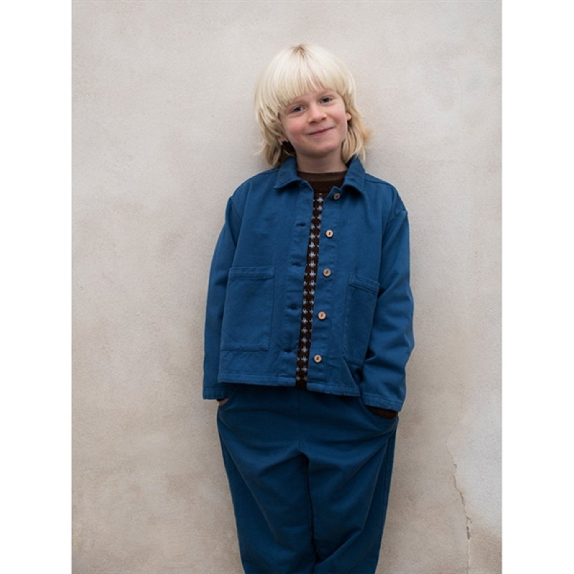 Serendipity Sapphire Casual Shirt Jacket