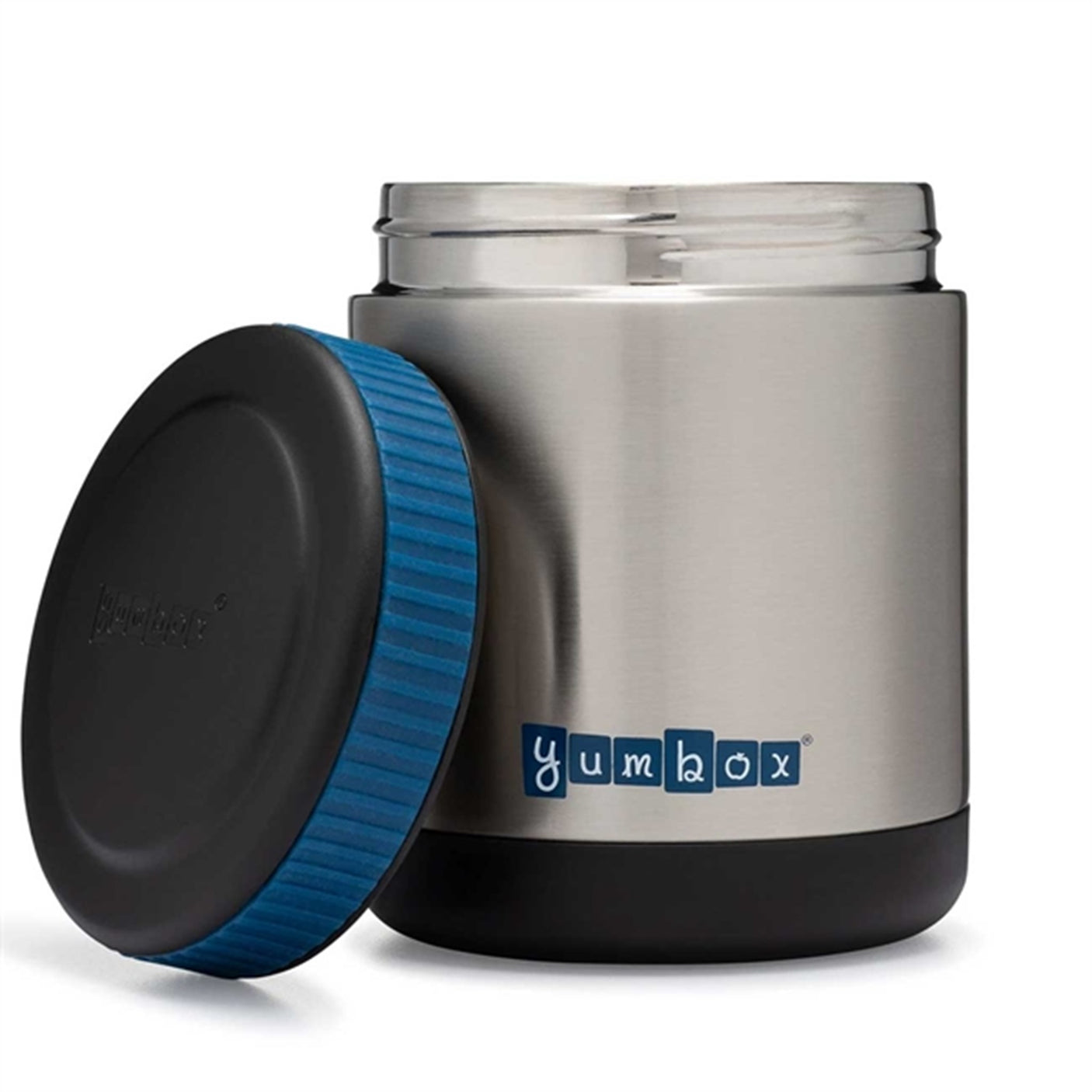 Yumbox Thermal Food Jar For Hot Lunch Zuppa With Spoon And Band Black