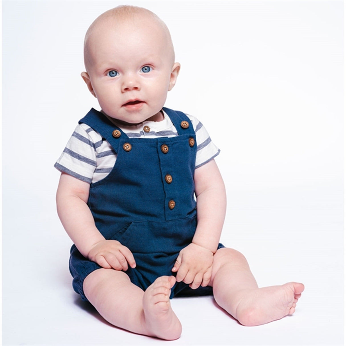 Hust & Claire Baby Marko Overall Blue Moon