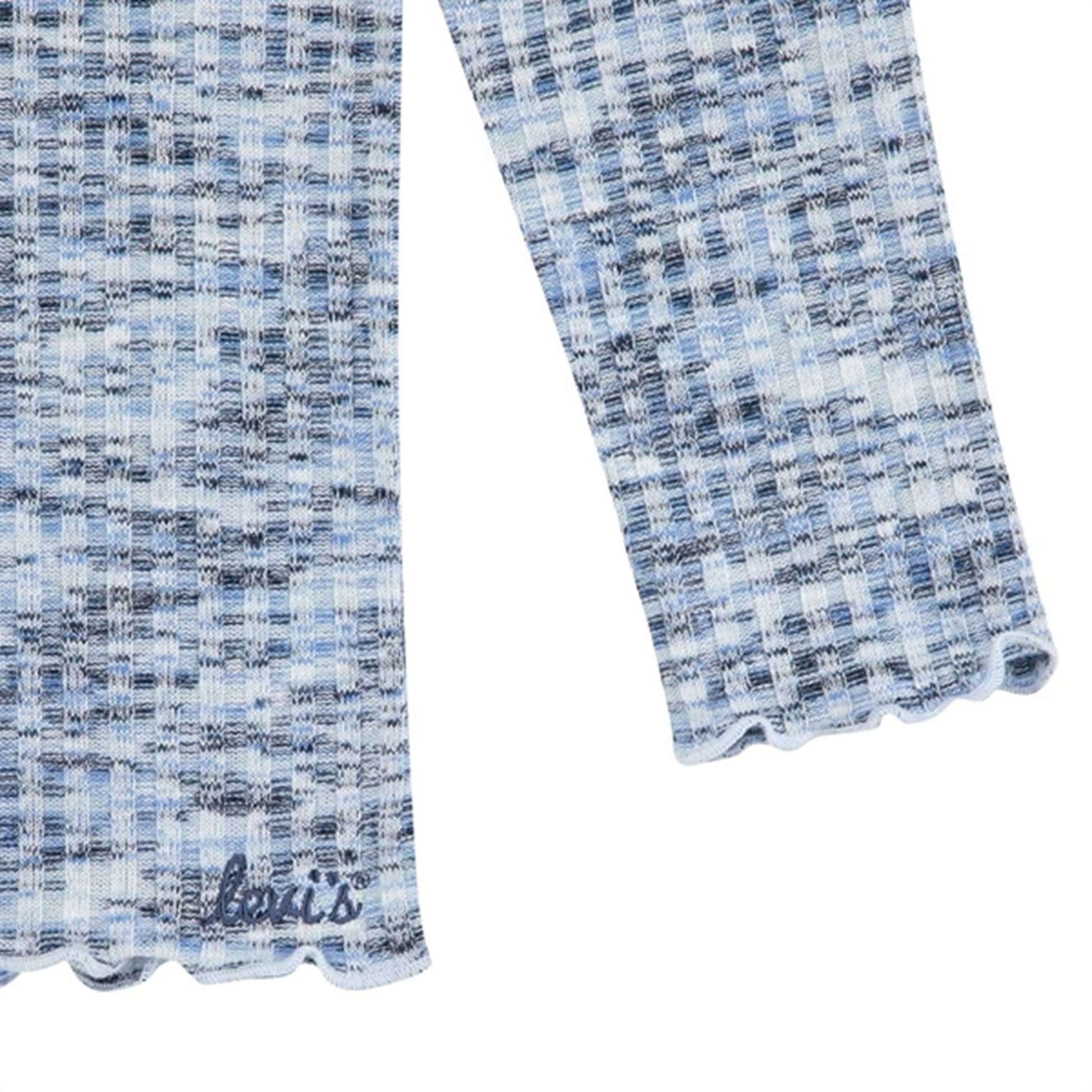 Levi's Space Dye Long Sleeve Blouse Crown Blue