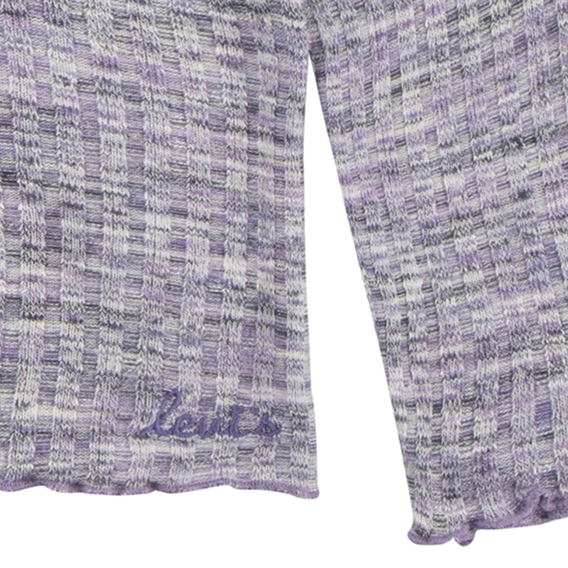 Levi's Space Dye Long Sleeve Blouse Purple Rose