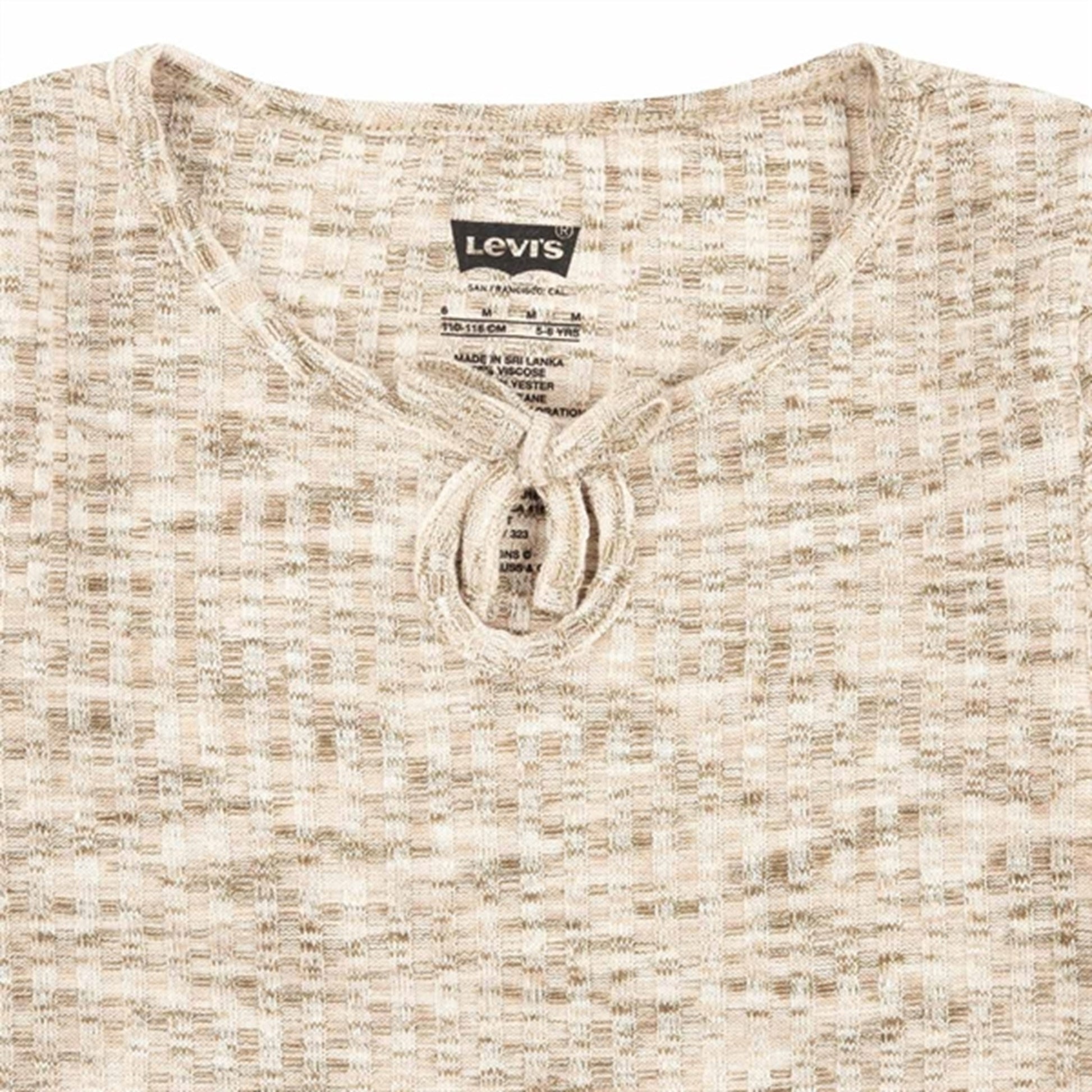 Levi's Space Dye Long Sleeve Blouse Creme Brulee
