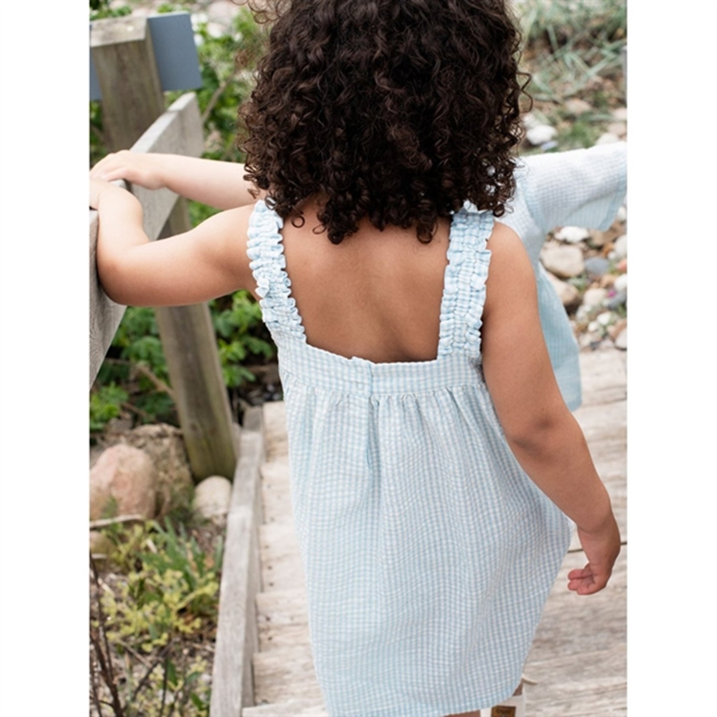 Serendipity Aquachecks Strap Dress