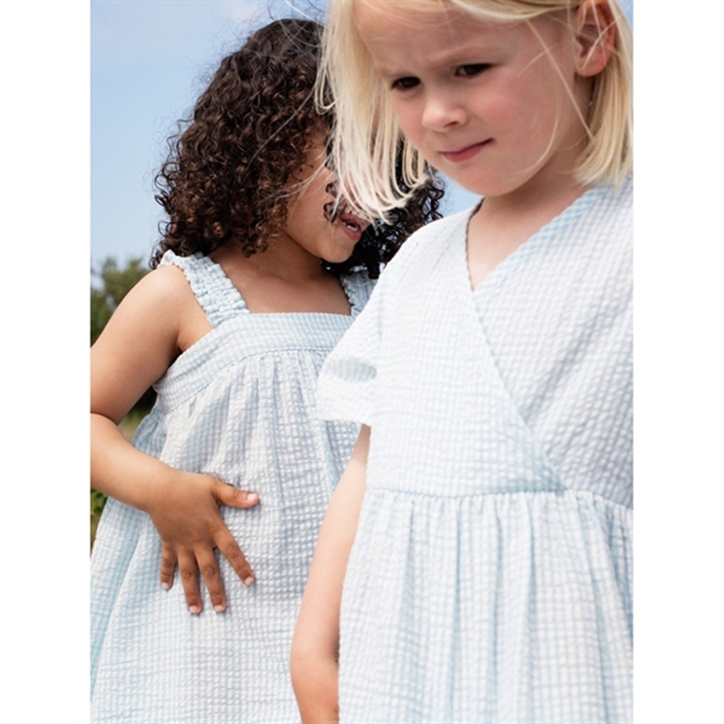 Serendipity Aquachecks Strap Dress