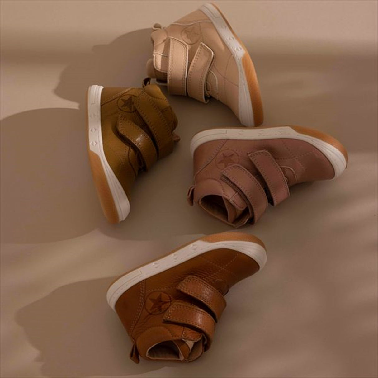Bisgaard Velcro Shoe Juno Nude