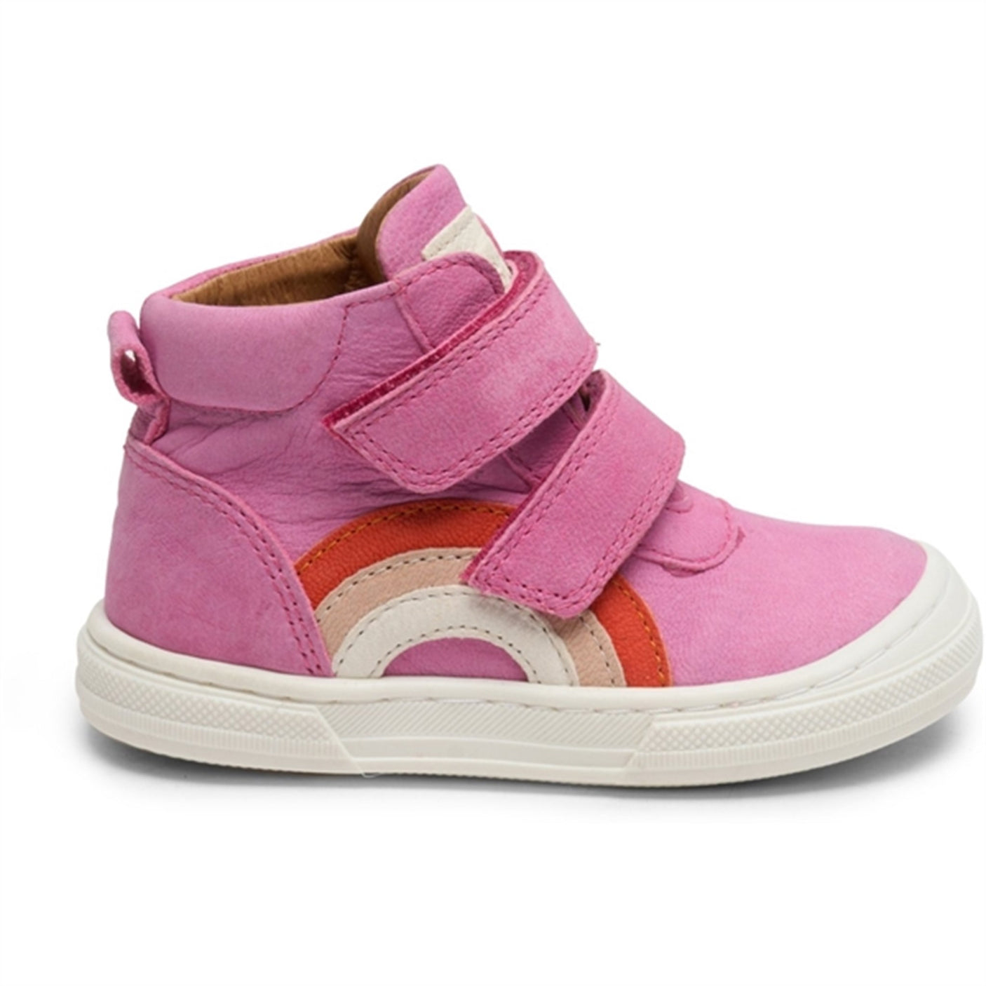 Bisgaard Rainbow Velcro Shoe Pink