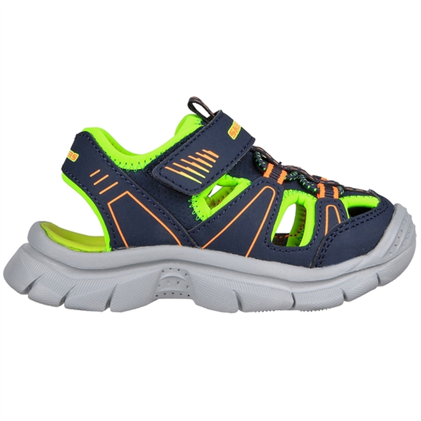 Skechers Relix Lightweight River Sandal Navy Lime