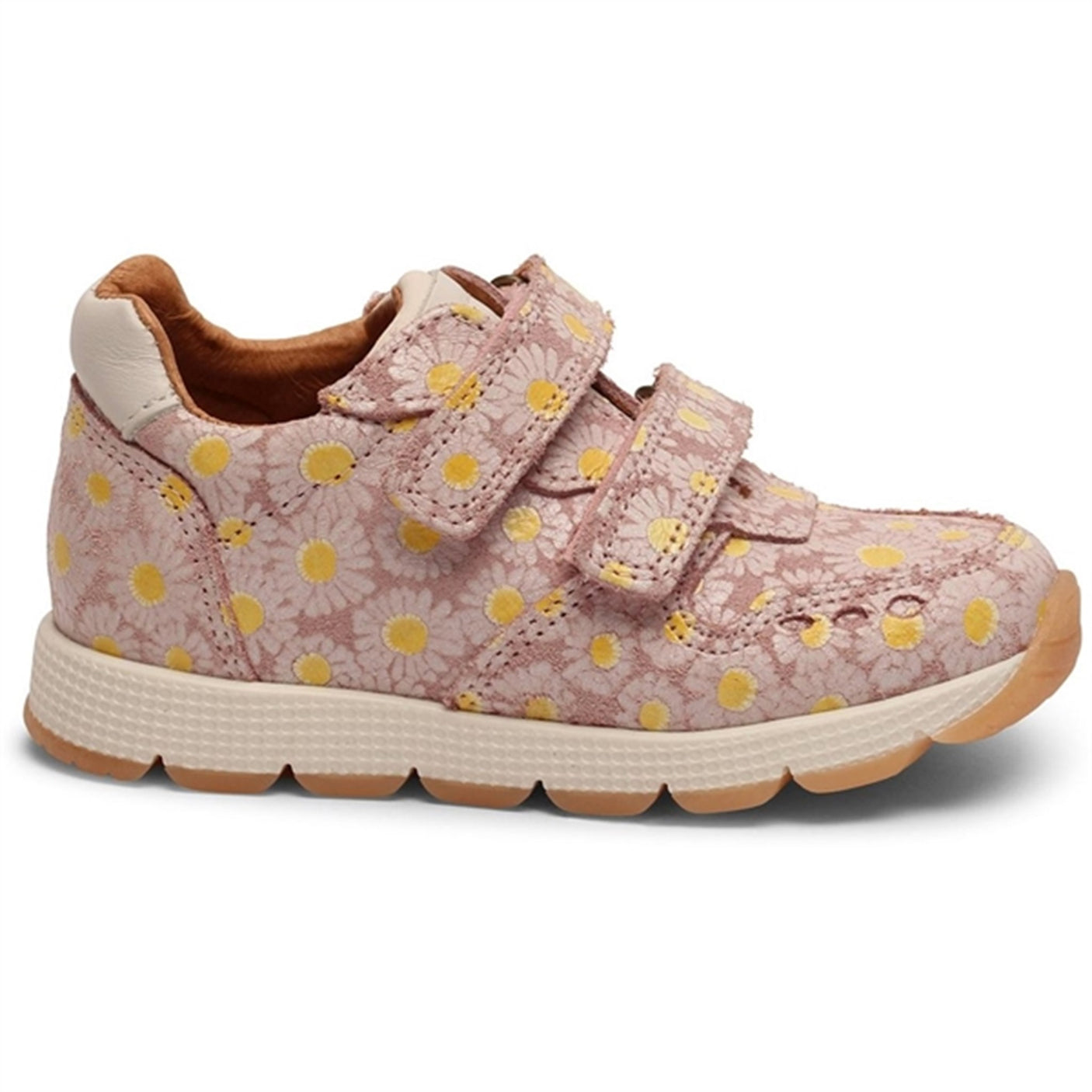 Bisgaard Luka V Velcro Shoe Rose Flowers