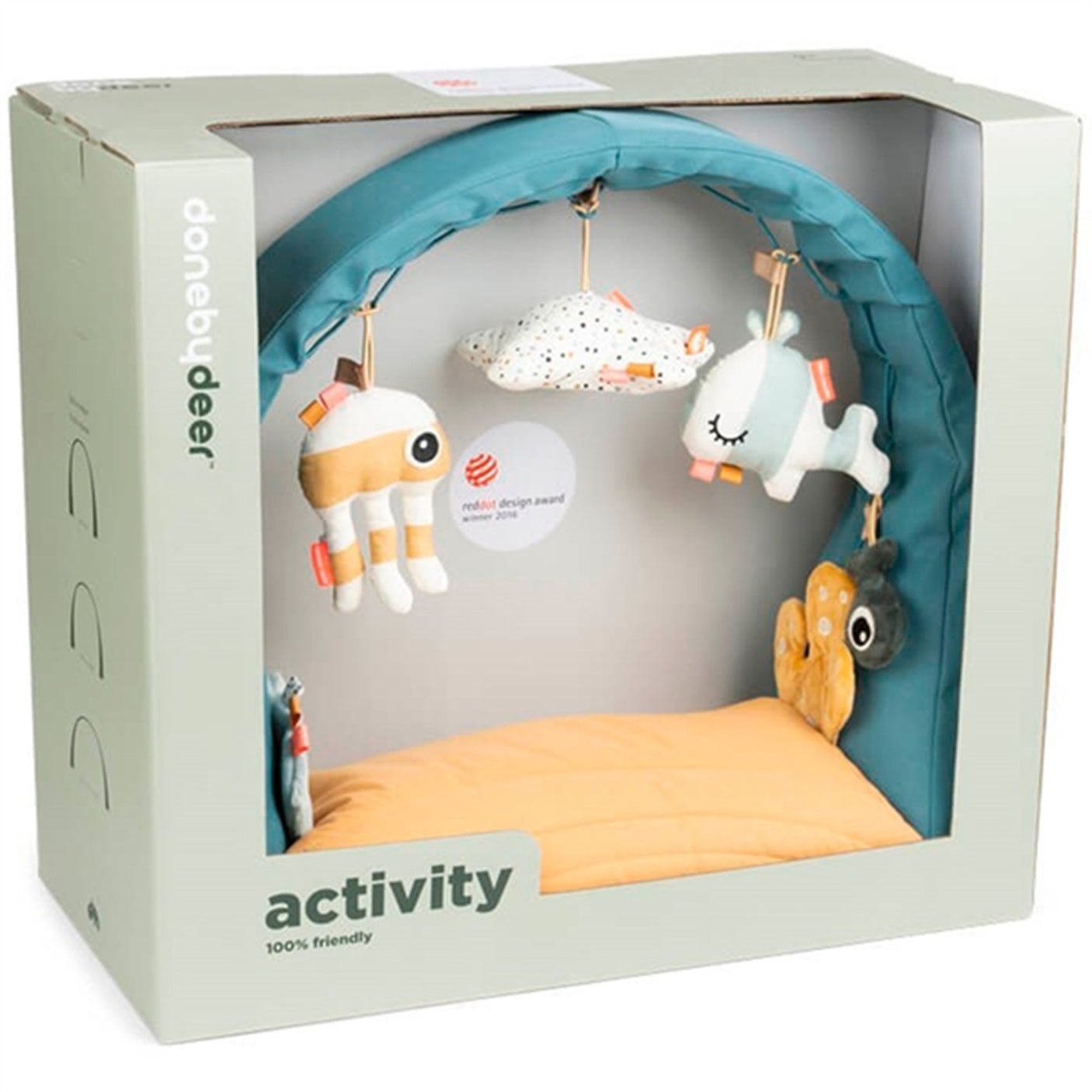 Done by Deer Activity Gym Sea Friends Blue Mustard 6