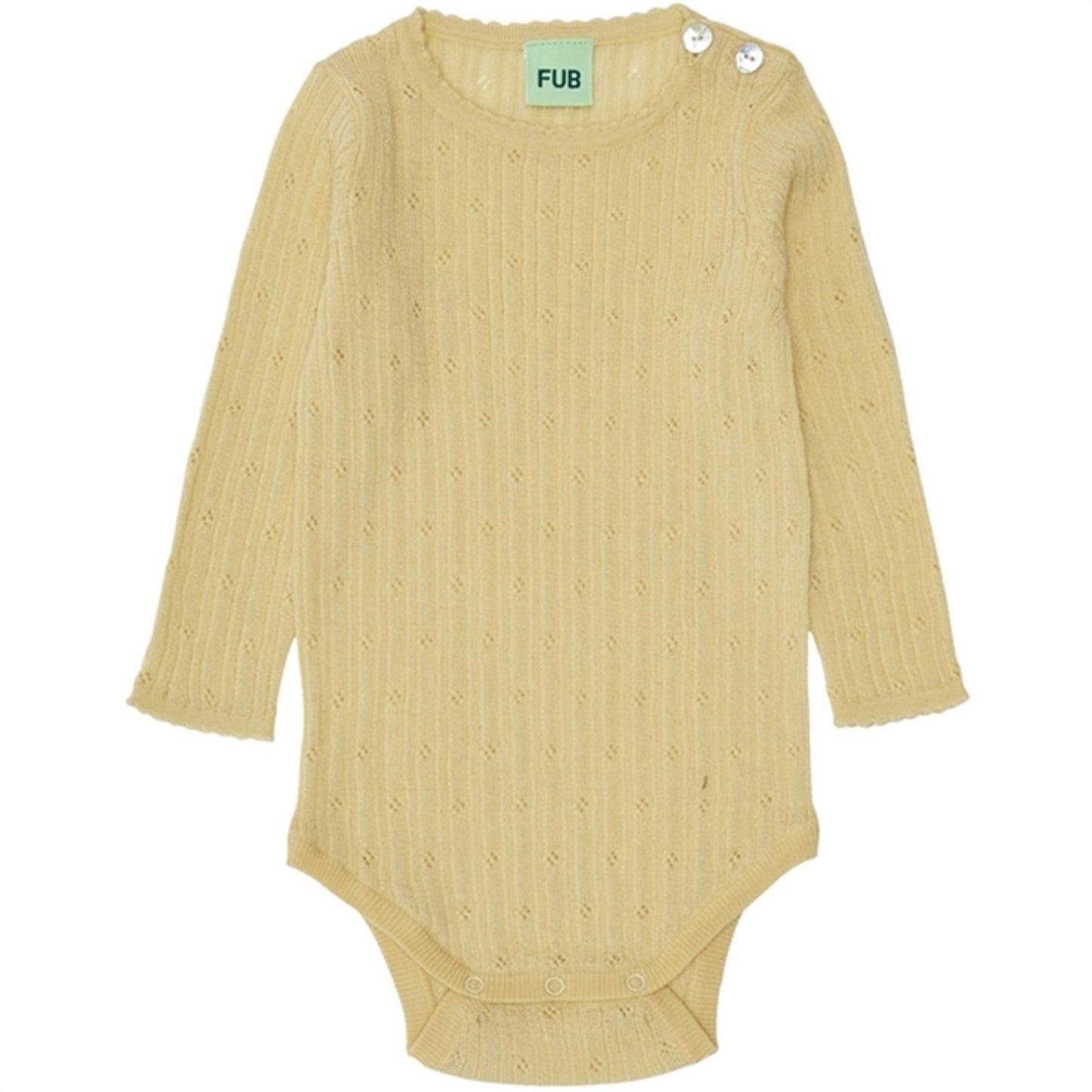 FUB Baby Pointelle Body Buttermilk