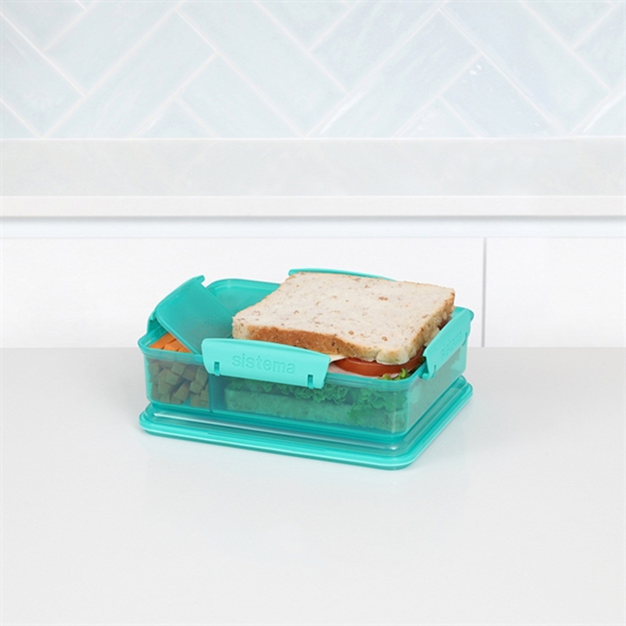 Buy Sistema Snack Attack Duo Lunch Box 975 ml Teal | Luksusbaby