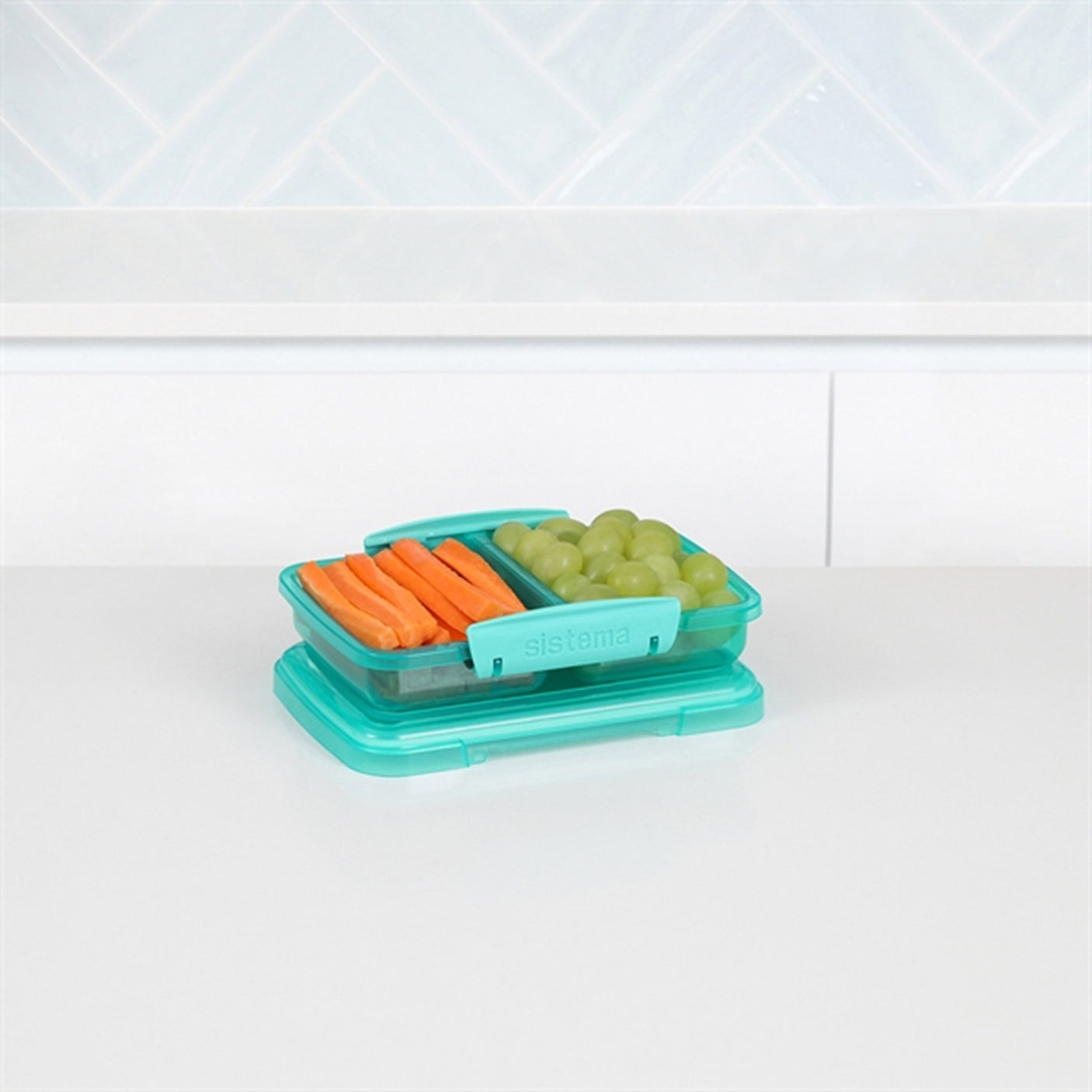 Sistema Small Split Lunch Box 350 ml Teal
