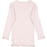 Wheat Soft Lilac Rib Lace Blouse