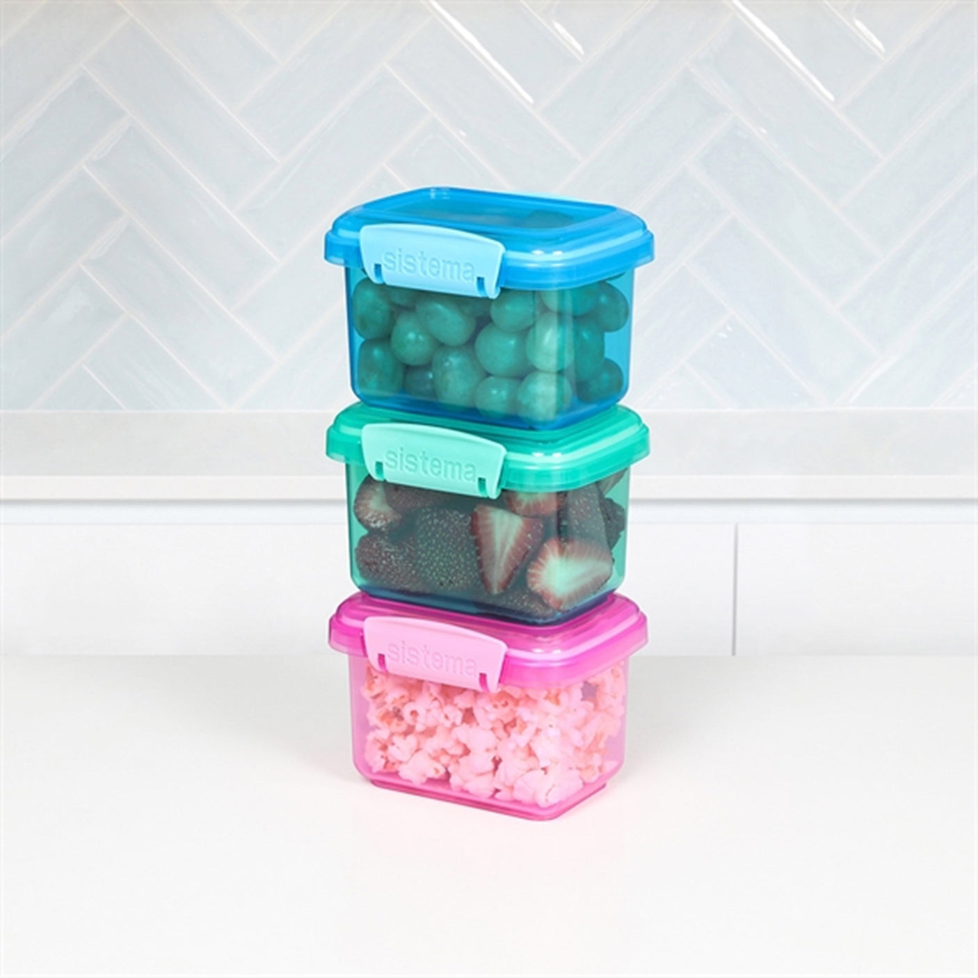 Sistema Food Storage Boxes 400 ml 3-pack