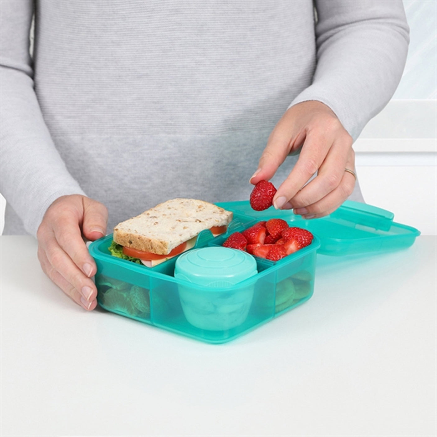 Sistema Bento Cube Lunch Box 1,25 L Teal