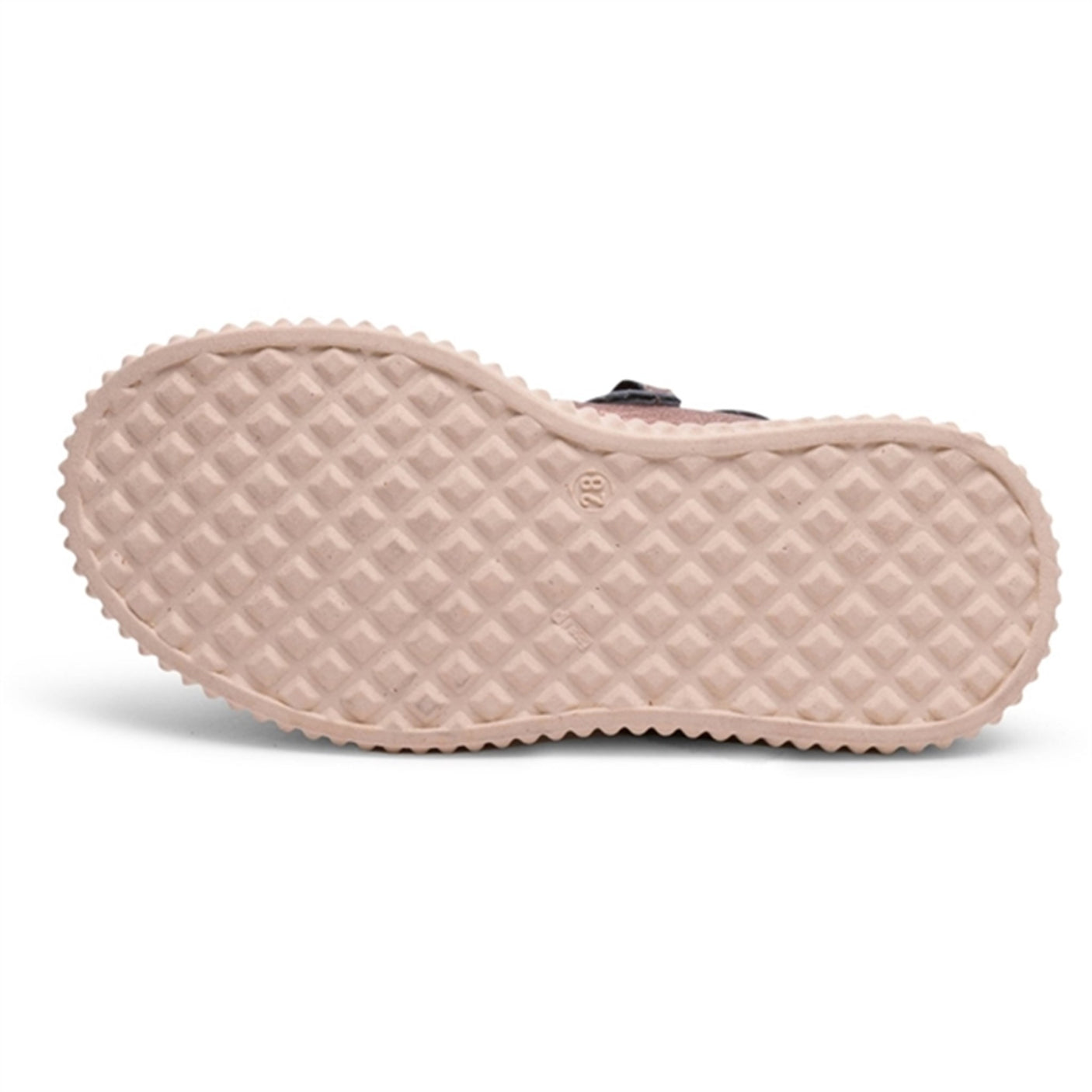 Bisgaard Debbie V Velcro Shoes Rose Gold Metallic