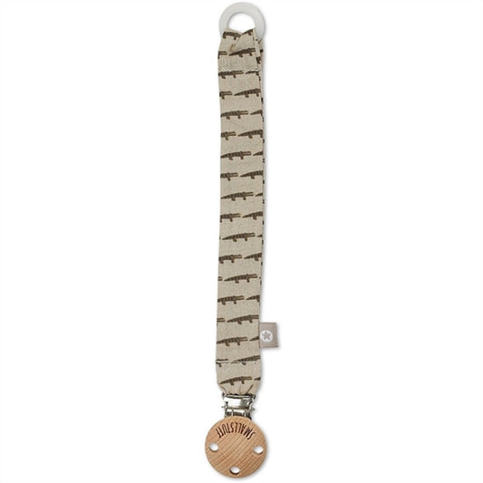 Smallstuff Woven Pacifier Strap Nature