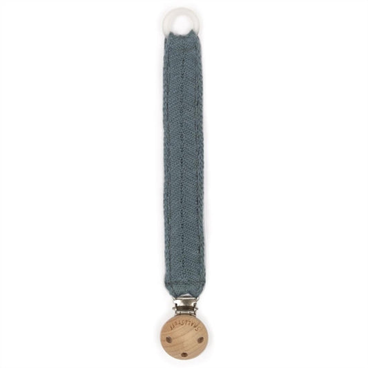 Smallstuff Knit Pacifier Strap Cloudy