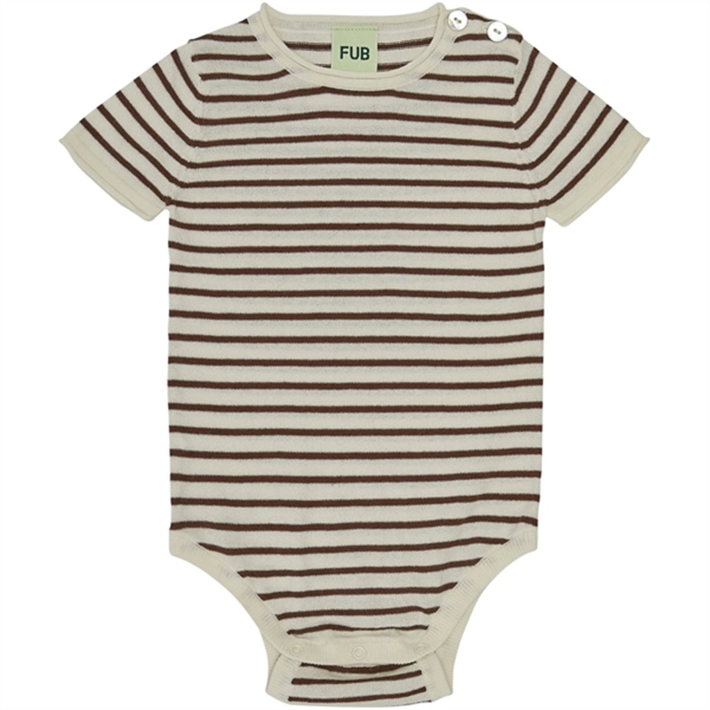 FUB Baby Body Ecru/Maroon
