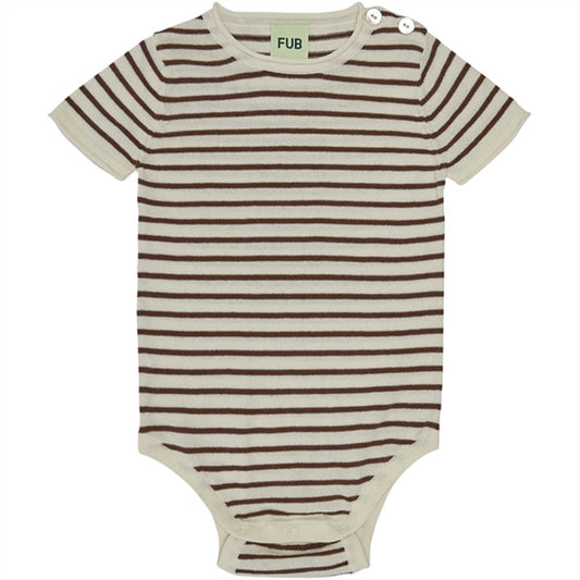 FUB Baby Body Ecru/Maroon