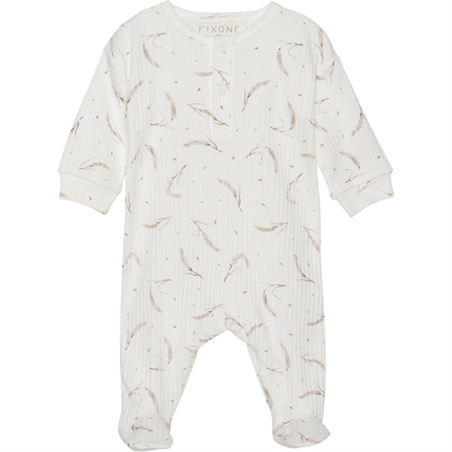 FIXONI Egret Rib Onesie
