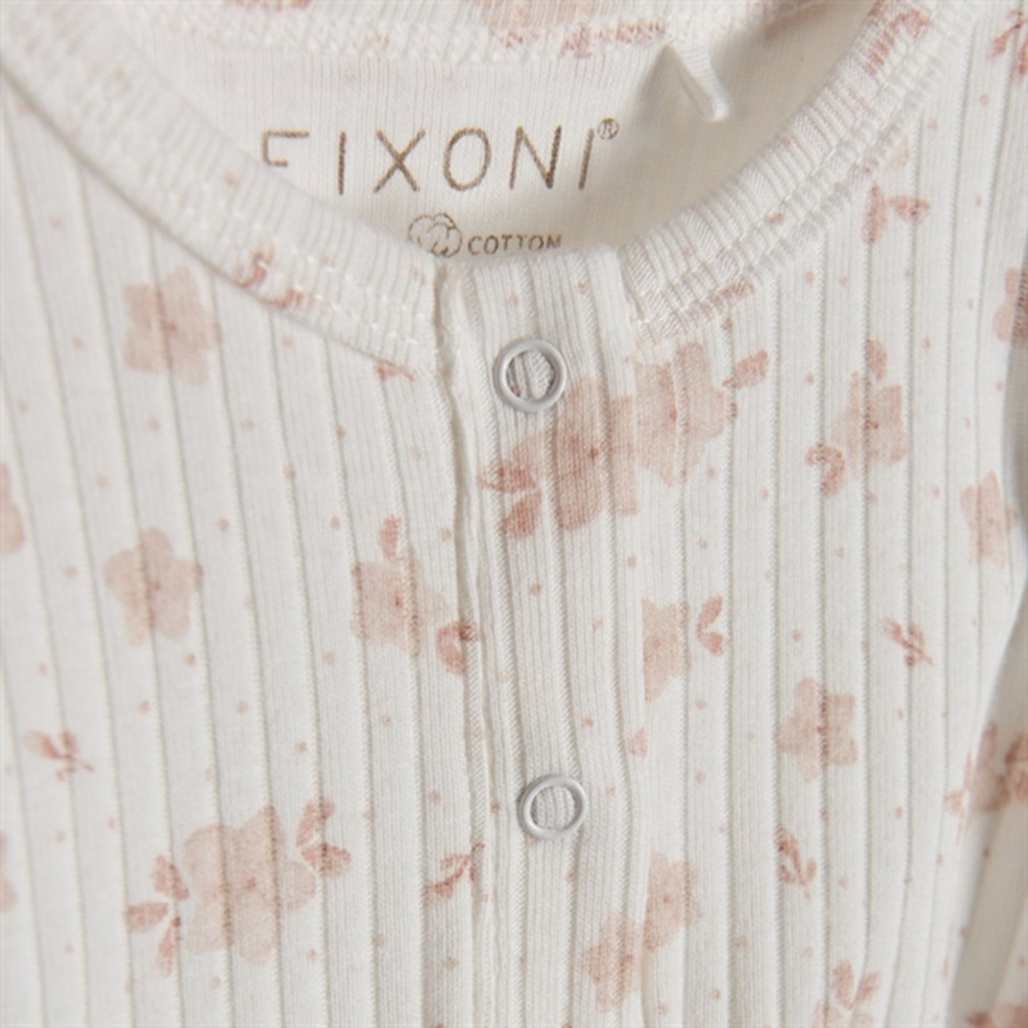 FIXONI Cameo Rose Rib Onesie