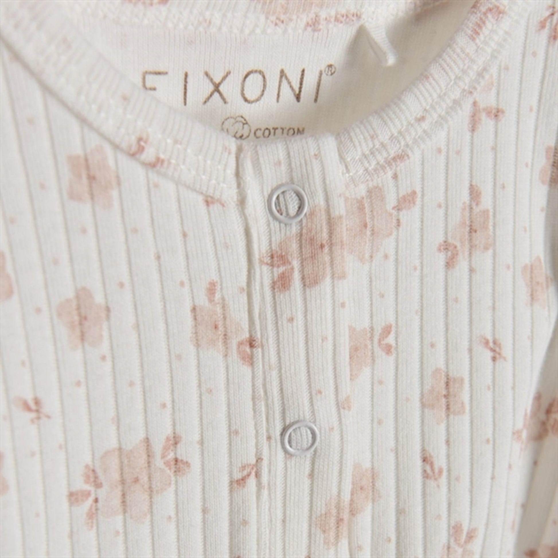 FIXONI Cameo Rose Rib Onesie