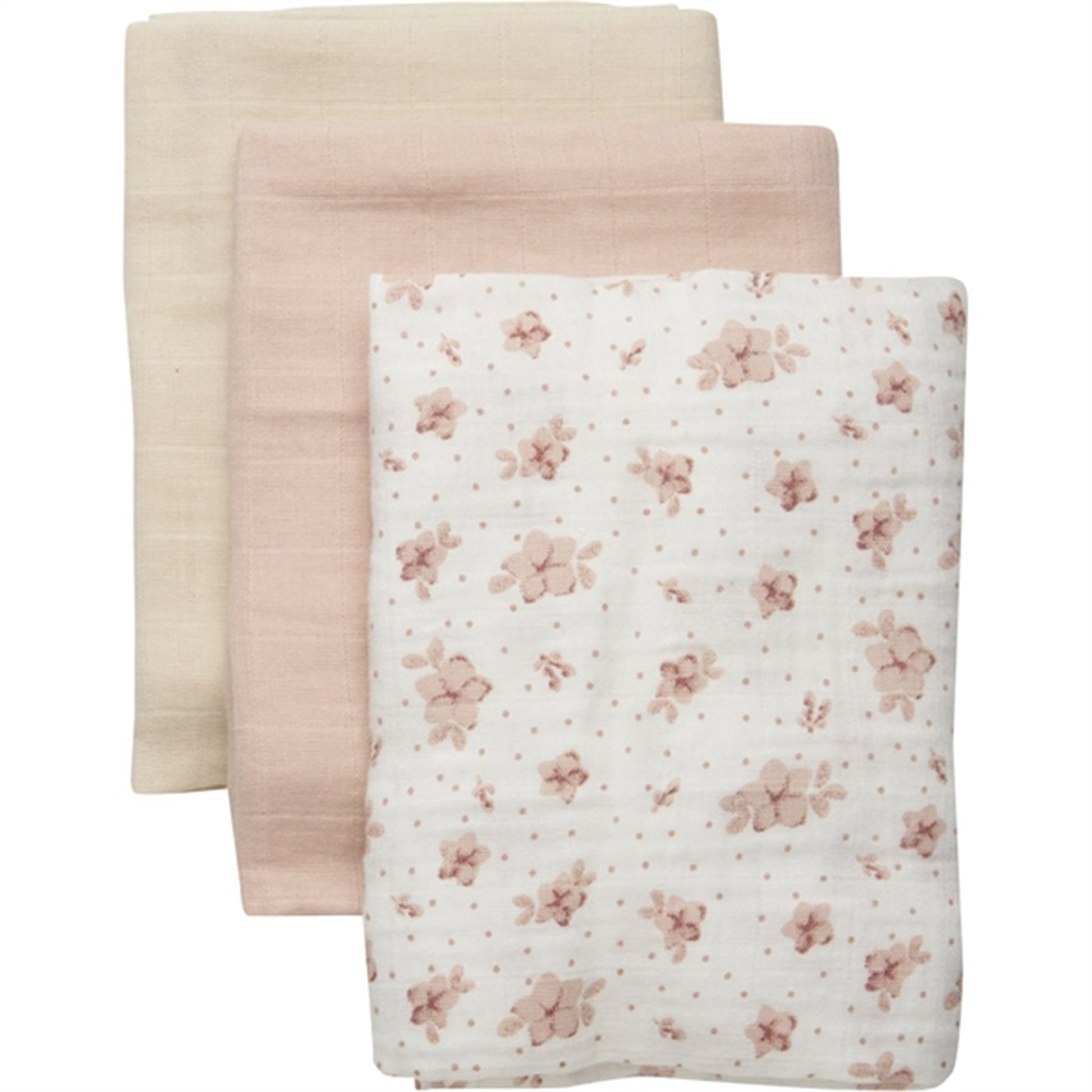 FIXONI Cameo Rose Mulsin Cloths 3-pack