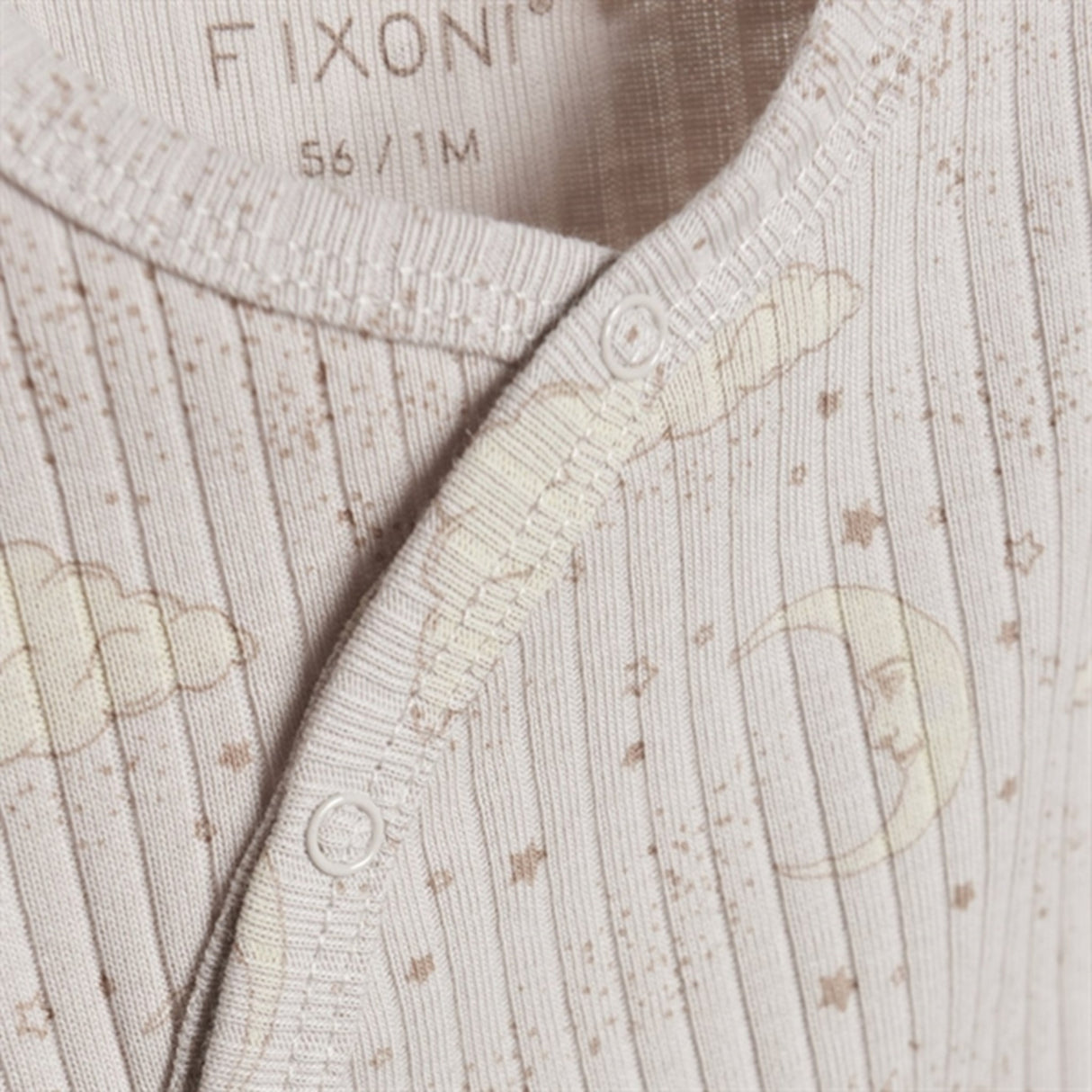 FIXONI Mushroom Romper LS Rib