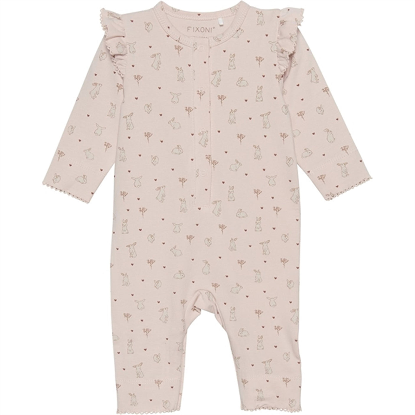 FIXONI Cameo Rose Romper LS