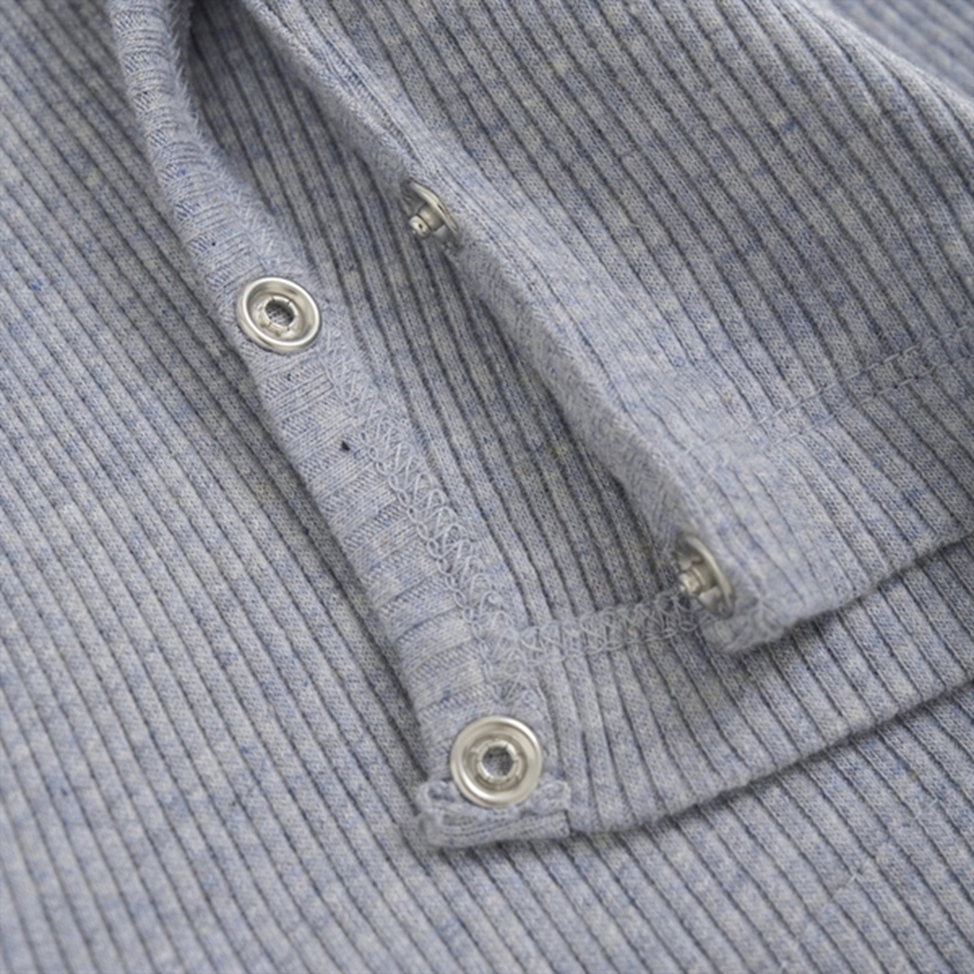 FIXONI Gray Dawn Romper LS Rib