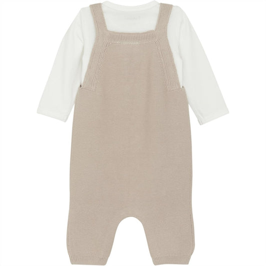 FIXONI Doeskin Body And Knit Romper Set