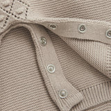 FIXONI Doeskin Body And Knit Romper Set