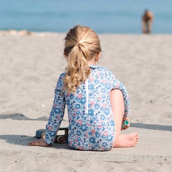 Petit Crabe Betsy B Peeter Pan Swimsuit Liberty© fabric