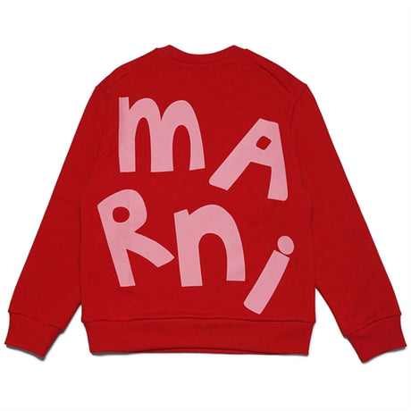 Marni Fire Red Sweatshirt