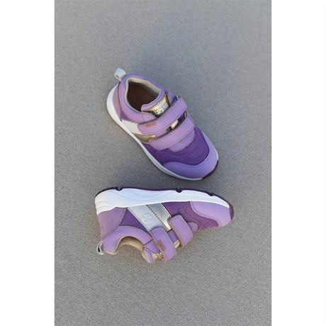 Bisgaard Matti S Velcro Shoe Purple