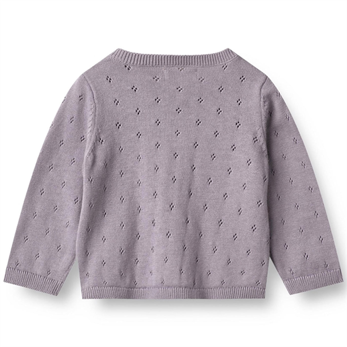 Wheat Lavender Maia Knit Cardigan