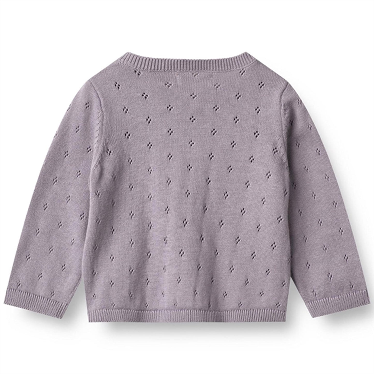 Wheat Lavender Maia Knit Cardigan