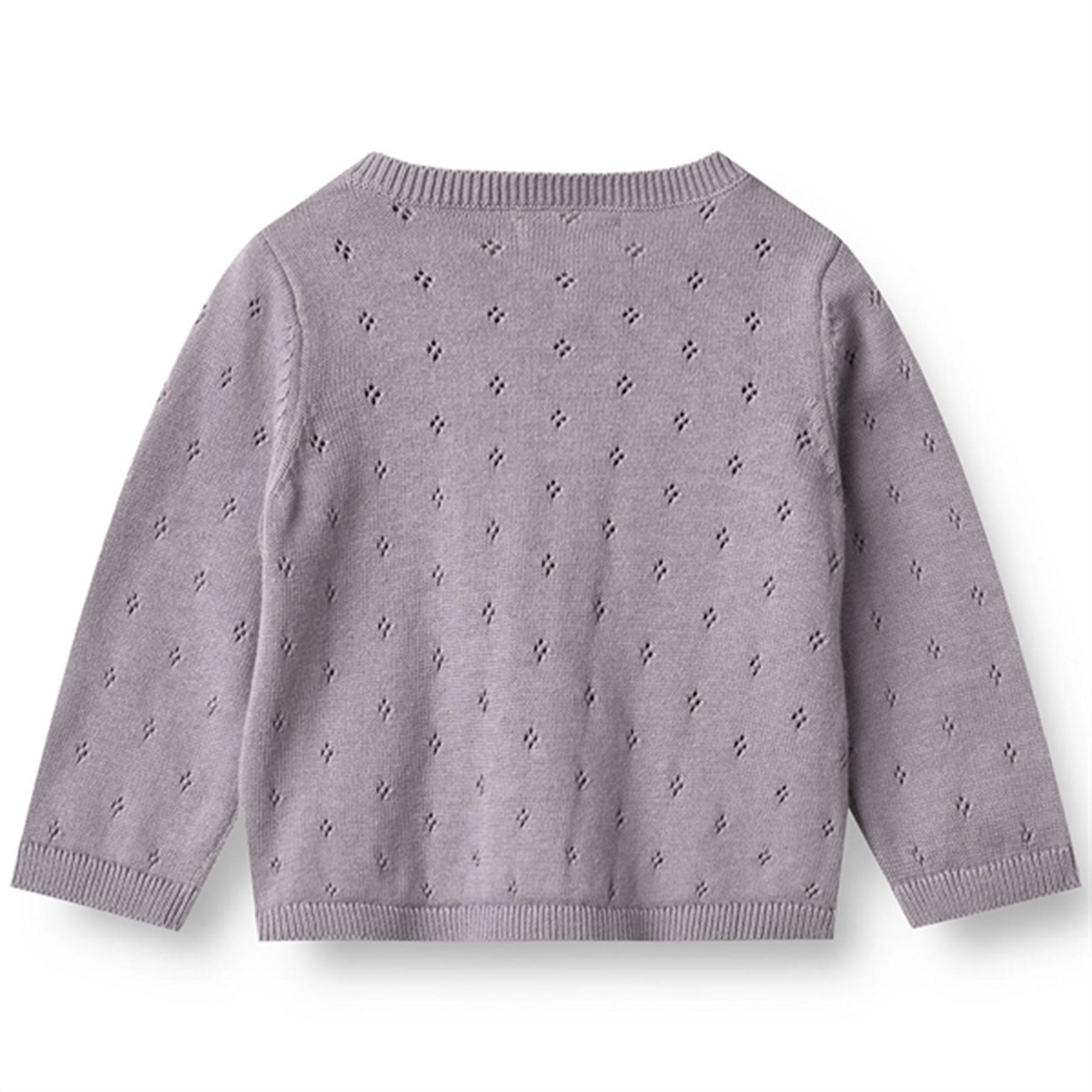 Wheat Lavender Maia Knit Cardigan