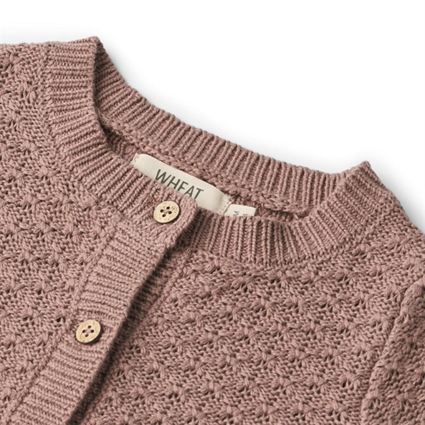 Wheat Lavender Rose Maia Knit Cardigan