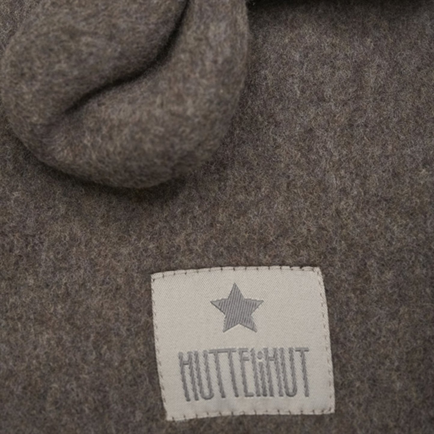 Huttelihut X Luksusbaby Cotton Fleece Balaclava Brown