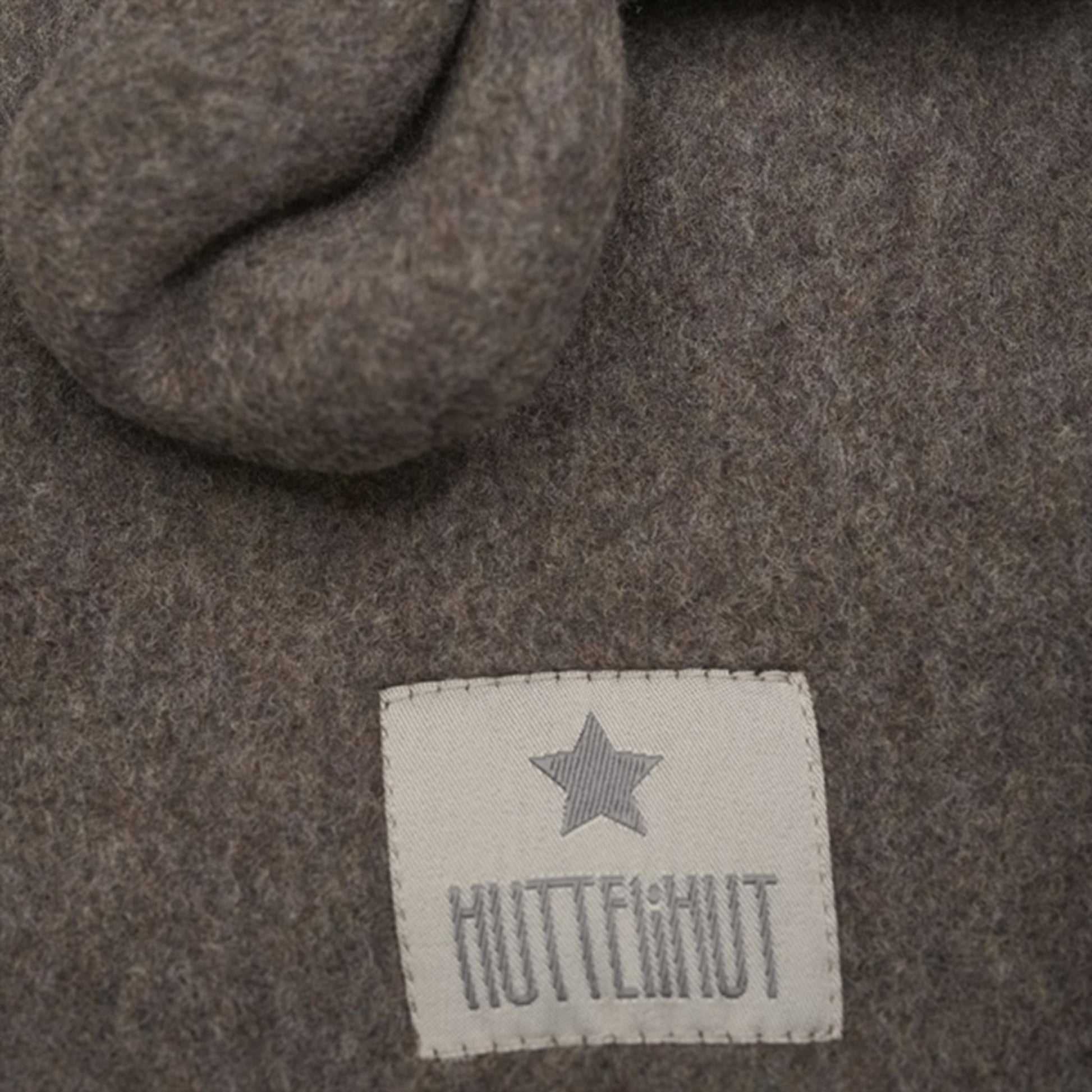 Huttelihut X Luksusbaby Cotton Fleece Balaclava Brown