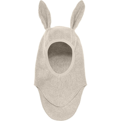 Huttelihut Balaclava Ears Cotton Fleece Camel Melange